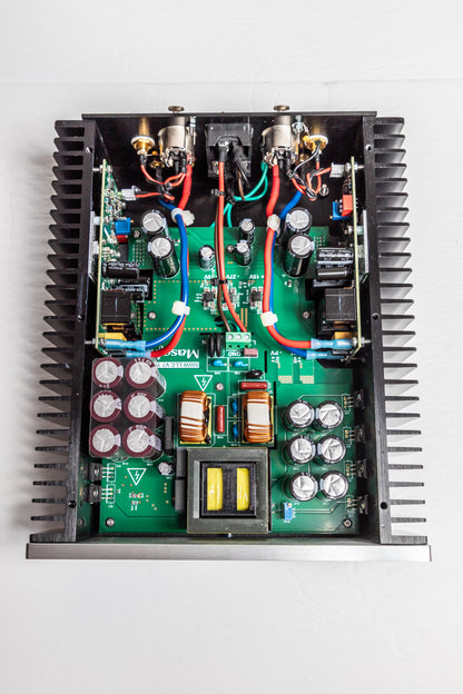 MASCINI - 250Watt Audiophile GaN Class-D Stereo Power Amplifier SILVER